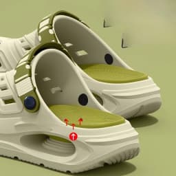 Cave shoes for men's summer new style non slip and non tiring foot arch support outdoor EVA cool slippers for men