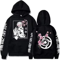 New Anime Jujutsu Kaisen Ryomen Sukuna Printed Hoodie Sweatshirt Men's and Women's Hoodie Men's Tops Sports Hoodie Y2K Hoodie