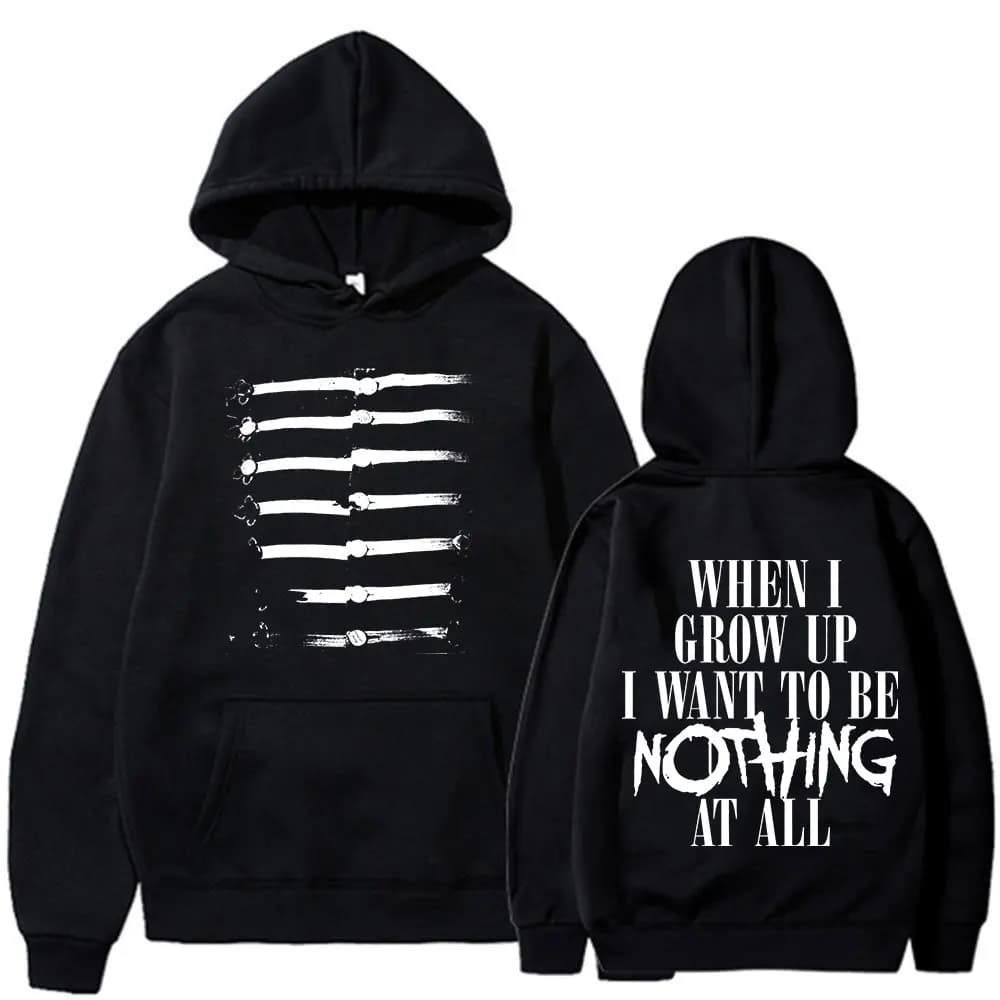Rock Band My Chemical Romance Hoodies The Black Parade 2026 Hooded Sweatshirts Men Women Gothic Oversized Long Sleeve Pullovers