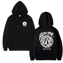 Volcom men's hoodie long-sleeved sweatshirt Hip-hop fashion casual street outdoor autumn and winter sportswear