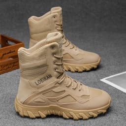 Men's Tactical Military Boots | Non-Slip High-Top Hiking Shoes