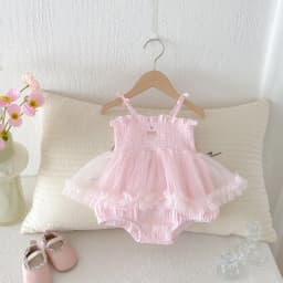 2026 Princess Style 0-2Y Baby Girls Bodysuits Ruffle Infant Rompers Lace Embroidery Cute Dress Style Kids Jumpsuit