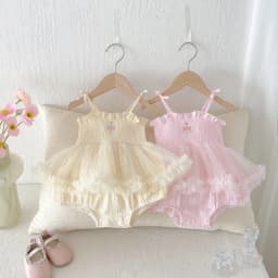 2026 Princess Style 0-2Y Baby Girls Bodysuits Ruffle Infant Rompers Lace Embroidery Cute Dress Style Kids Jumpsuit