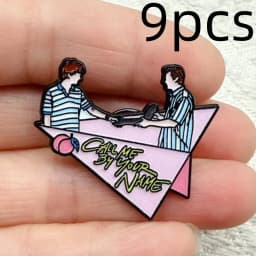 9pcs Rock Band Enamel Pins MusicSinger Series Brooch for Women Cartoon Badges on Backpack Hat Accessories Jewelry Gifts