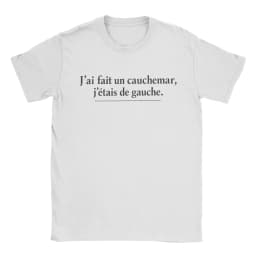Men T-Shirt France I Have Made A Nightmare I Was Left Awesome Cotton Tee Shirt Short Sleeve Humour T Shirt Crew Neck Clothes 6XL