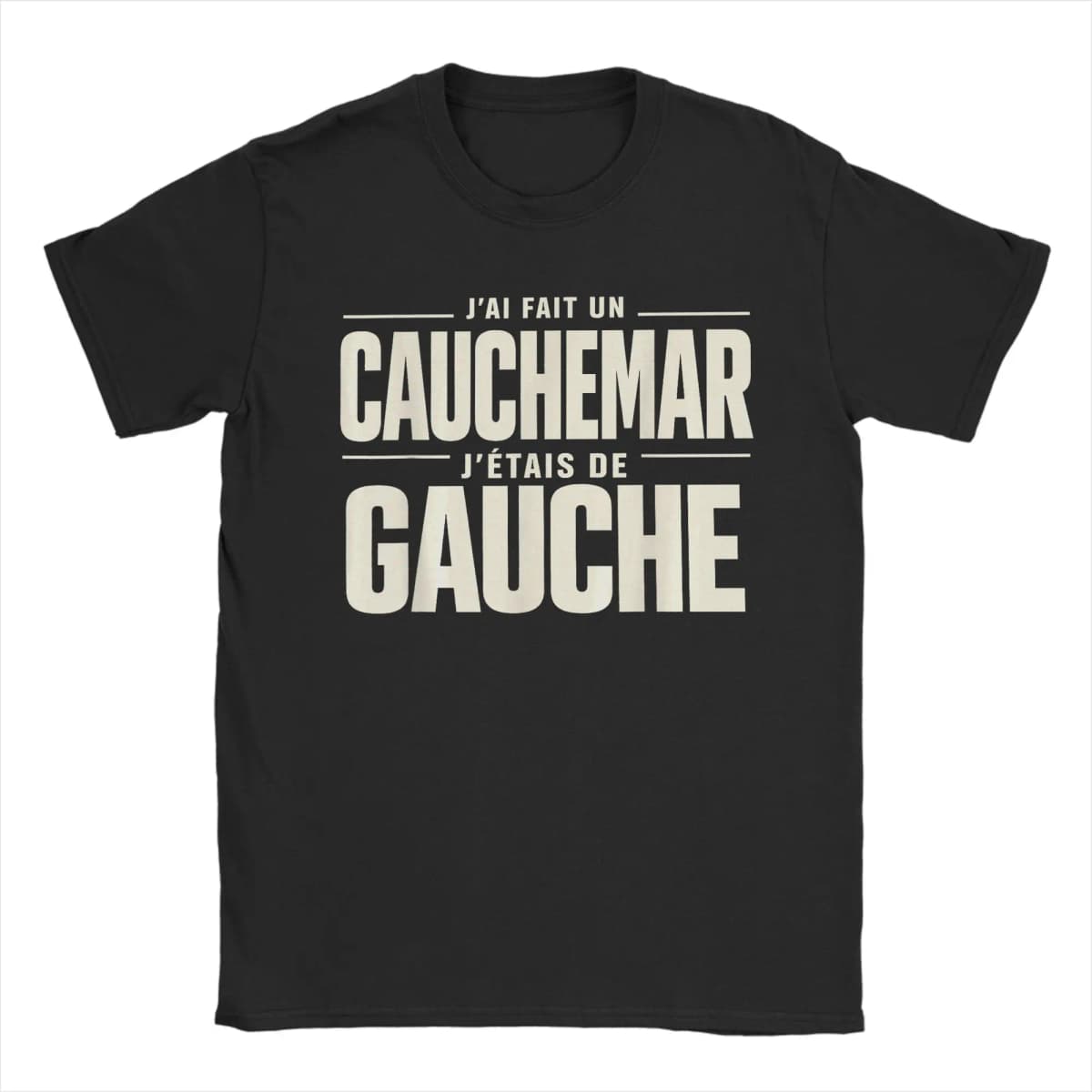 Men T-Shirt France I Have Made A Nightmare I Was Left Awesome Cotton Tee Shirt Short Sleeve Humour T Shirt Crew Neck Clothes 6XL