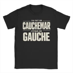 Men T-Shirt France I Have Made A Nightmare I Was Left Awesome Cotton Tee Shirt Short Sleeve Humour T Shirt Crew Neck Clothes 6XL