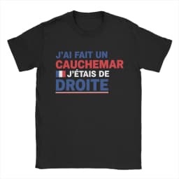 Men T-Shirt France I Have Made A Nightmare I Was Left Awesome Cotton Tee Shirt Short Sleeve Humour T Shirt Crew Neck Clothes 6XL