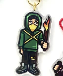 Twenty One Pilots Clancy Epoxy Resin Keychains Music Fan Gifts Clancy Motif Keychains for Men And Women