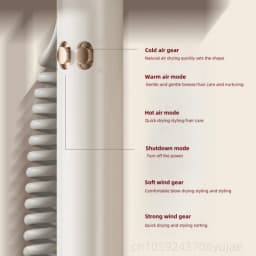New Product: No Drilling Wall Mounted Hair Dryer With 2400W Super Power, Fast Drying, Blue Light, Silent, Hotel Home Hair Dryer