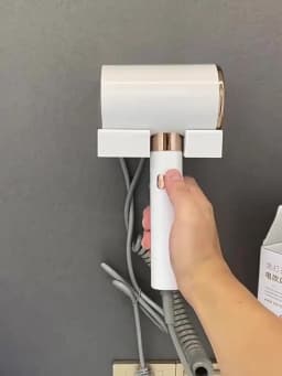 New Product: No Drilling Wall Mounted Hair Dryer With 2400W Super Power, Fast Drying, Blue Light, Silent, Hotel Home Hair Dryer