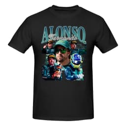 Summer 2026 Kander Fernando Alonso Graphic T-shirt High Quality Stylish Casual Breathable Men's Crew Neck Print T-shirt