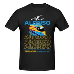 Summer 2026 Kander Fernando Alonso Graphic T-shirt High Quality Stylish Casual Breathable Men's Crew Neck Print T-shirt
