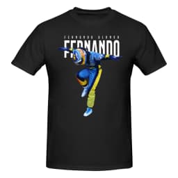 Summer 2026 Kander Fernando Alonso Graphic T-shirt High Quality Stylish Casual Breathable Men's Crew Neck Print T-shirt