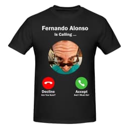 Summer 2026 Kander Fernando Alonso Graphic T-shirt High Quality Stylish Casual Breathable Men's Crew Neck Print T-shirt