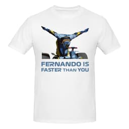 Summer 2026 Kander Fernando Alonso Graphic T-shirt High Quality Stylish Casual Breathable Men's Crew Neck Print T-shirt