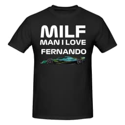 Summer 2026 Kander Fernando Alonso Graphic T-shirt High Quality Stylish Casual Breathable Men's Crew Neck Print T-shirt