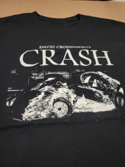 Crash 1996 David Cronenberg Horror Film Movie Poster Shirt Clothing Graphic Short Sleeve Shirt Men Women for Spring and Summer
