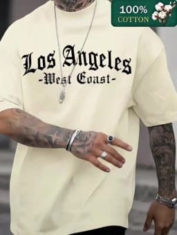 Men's Summer 100% Cotton Fashion Limited Edition 1978 Retro Printed Casual Loose Round Neck Short Sleeve T-shirt Versatile Top