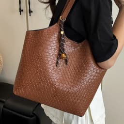 Women's Large Capacity Shoulder Bag, Summer New Versatile Commuter Bag, Trendy Underarm Bag & Tote Bag For Female