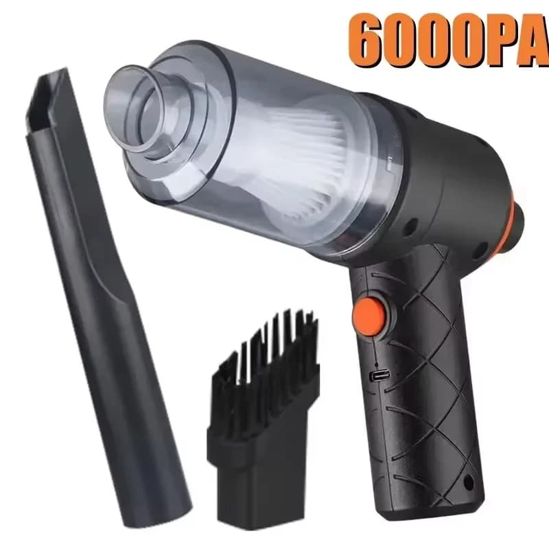 Wireless Portable Handheld Vacuum 6000pa Suction 2000mAh USB Charging Deep Cleaning for Home Car Pet Hair Office