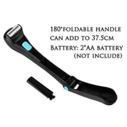 2026 Portable Back Shaver for Men Body Razor Hair Trimmer Foldable Long Handle Groomer Hair Removal