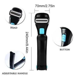 2026 Portable Back Shaver for Men Body Razor Hair Trimmer Foldable Long Handle Groomer Hair Removal