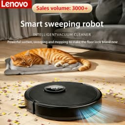 Lenovo 3-in-1 Intelligent Robot Vacuum Cleaner 6000Pa Strong Suction Sweep Mop Charge USB Laser Navigation Pet Hair Hard Floor