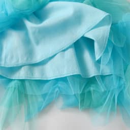VIKITA Girls Sleeveless Mermaid Print Summer Blue Dress Kids Layered Princess Birthday Party Prom Gown Elegant Tutu Dresses