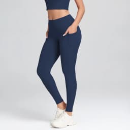 1/3Pcs Women's Soft Sports Leggings With Pockets For Women High Waisted Workout Yoga Running Push Up Gym Fitness Tight Pants