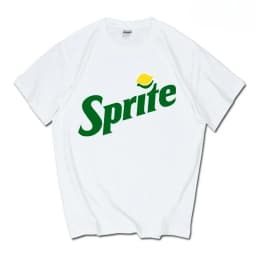2026 Summer New Trendy Brand INS Pepsi Cola Joint T-shirt Sprite Coca-Cola Men's and Women's Loose Cotton Couple's Short Sleeves