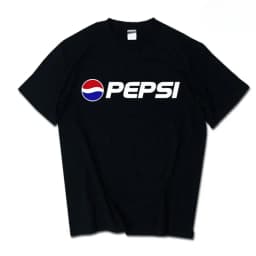 2026 Summer New Trendy Brand INS Pepsi Cola Joint T-shirt Sprite Coca-Cola Men's and Women's Loose Cotton Couple's Short Sleeves