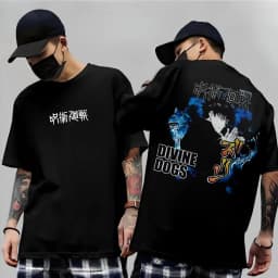 Men's Anime Jujutsu Kaisen T Shirt Toji Fushiguro Cotton Tee Women Short-sleeve Streetwear Casual Gojo Satoru 2026 New Summer
