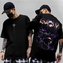 Men's Anime Jujutsu Kaisen T Shirt Toji Fushiguro Cotton Tee Women Short-sleeve Streetwear Casual Gojo Satoru 2026 New Summer