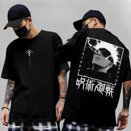 Men's Anime Jujutsu Kaisen T Shirt Toji Fushiguro Cotton Tee Women Short-sleeve Streetwear Casual Gojo Satoru 2026 New Summer