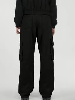 Big Pocket Wild Cargo Pants Man Loose Fit Wide Leg Baggy Cargo Pants Hip Hop Streetwear Multi-Pocket Fashion Joggers