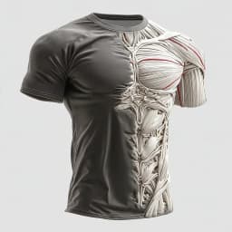 Horror Human Muscle Skeleton T-Shirts 3D Print Men Women Short Sleeve Round Neck T Shirt Casual Tops Harajuku Tees Man Clothing
