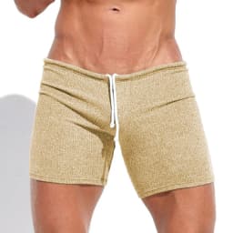 Shorts Men's Summer Casual Breathable Drawstring Shorts Solid-color Swimsuits Running And Sports Shorts Surfing Beach Vacation