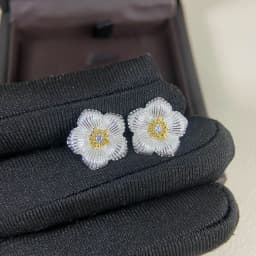 Sterling Silver Daisy Earrings, Rings, Bracelets, Italian Heavy Craftsmanship, Brushed Vintage Texture