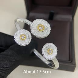 Sterling Silver Daisy Earrings, Rings, Bracelets, Italian Heavy Craftsmanship, Brushed Vintage Texture