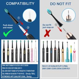 10 Pcs/Pack Replacement Brush Heads For Seago For Fairywill Electric Toothbrush Head Dupont Bristle Brush Refill Tooth Clean