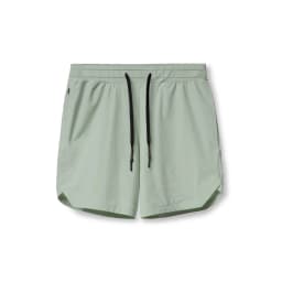 Men's Single Layer Woven Quick Dry Shorts, Solid Color 5 Inch Athletic Shorts for Running Gym Workout Casual