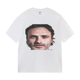 Rick Grimes Zest Face T Shirt The Walking Dead Funny Graphic T-Shirt Men's women Vintage Fashion Oversized T-Shirts Streetwear
