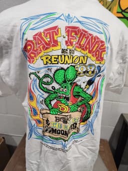 Vtg Big Daddy Ed Roth The Gang @ Mooneyes 1998 Rat Fink T Shirt Reunion Tee Y2k Clothes Man Cheap Clothing Drip Clothing