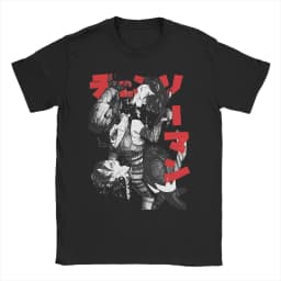 Summmer New Anime Chainsaw Man Reze Printed T-shirt Men's and Women's T-shirt Children's and Parental Clothing Boy Girl T-shirt