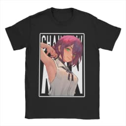 Summmer New Anime Chainsaw Man Reze Printed T-shirt Men's and Women's T-shirt Children's and Parental Clothing Boy Girl T-shirt
