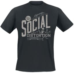 Social Distortion Vintage Skeleton Print T Shirt, 100% Cotton Unisex, Punk Rock Streetwear, Fan Graphic Tee
