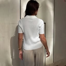 Hollow Knitted T shirt Woman 2026 Summer New Short Sleeve Casual Loose Lapel Ins Hot Tops Lady Sweater T shirt Solid Knit Blouse