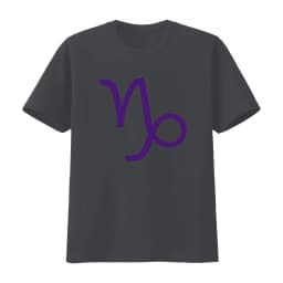Gamzee Makara Capricorn Purple Symbol Print Comfortable T Shirt Jersey Vintage Casual Men's Clothing Women's 2026 Summer T Shirt