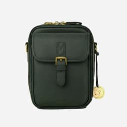 Unisex Casual Messenger Bag PU Leather Crossbody Bag Small Shoulder Phone Bag for Daily Use
